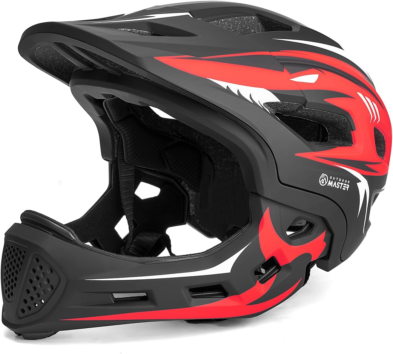 Adjustable Full Face Kids Bike Helmet - Lightweight & Versatile!