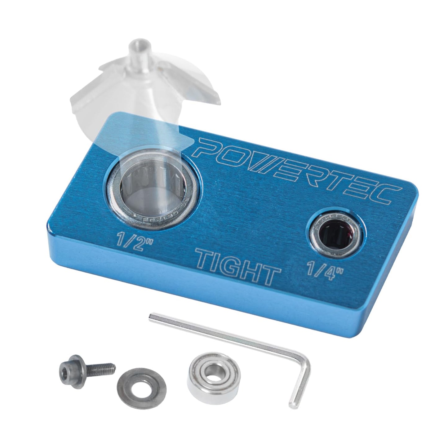 POWERTEC Router Bit Vise Magnetic Holder for Safe Storage