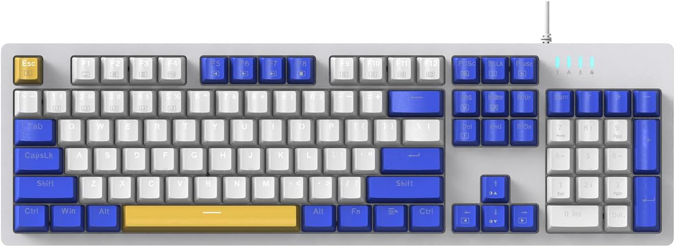 Thunderobot K104 Mechanical Keyboard - Hot-Swappable, RGB Backlighting
