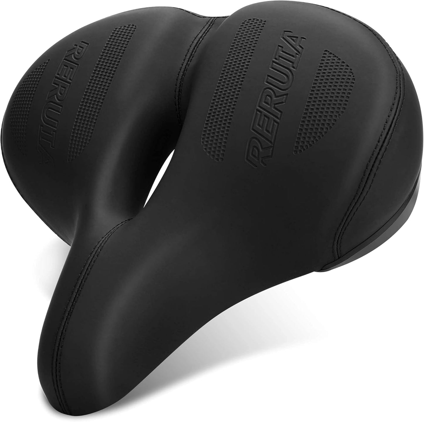 Large Comfortable Bike Seat Wide Saddle for Men and Women