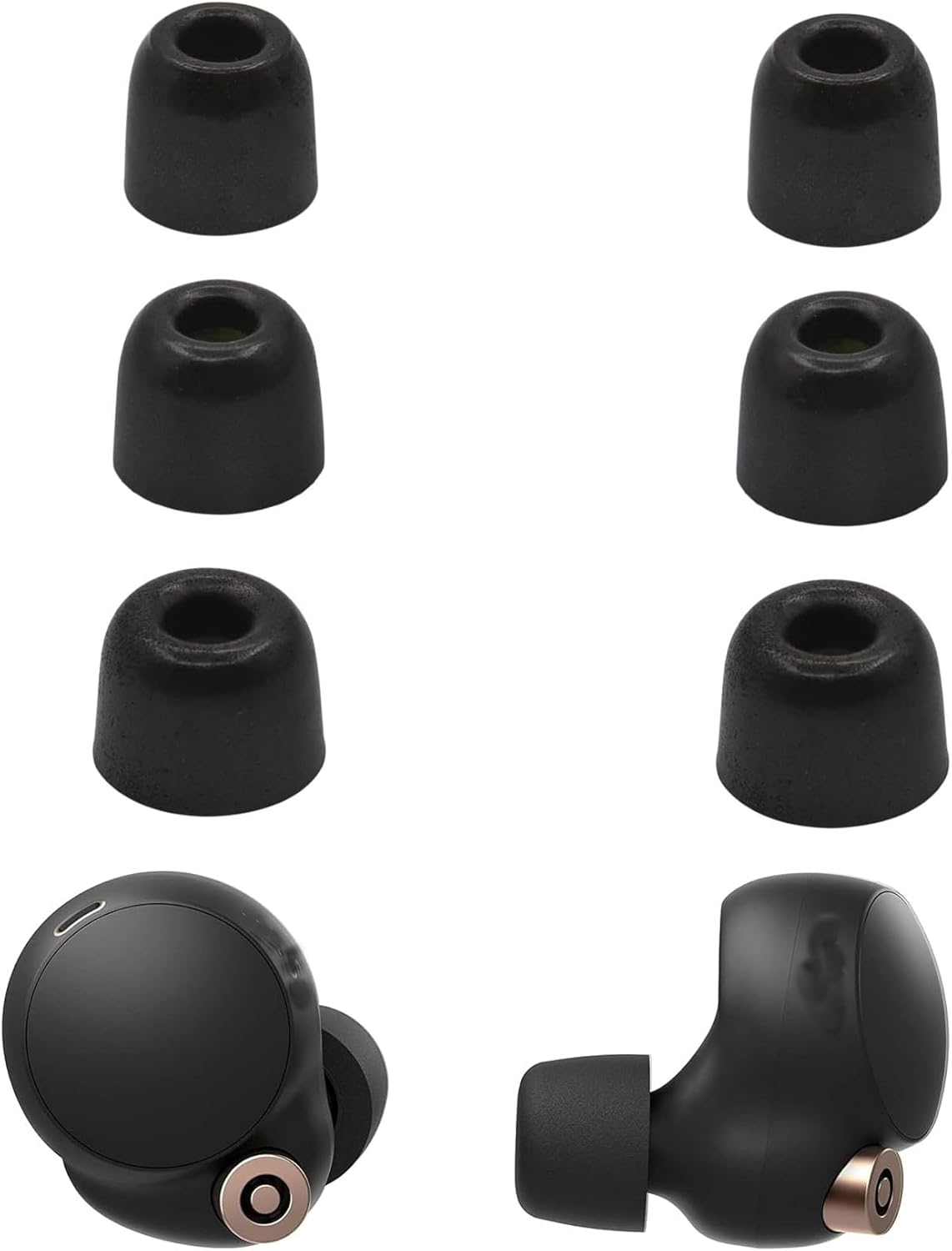 SONXIAVIVO Memory Foam Ear Tips for Sony WF-1000XM - Noise Cancelling Comfort