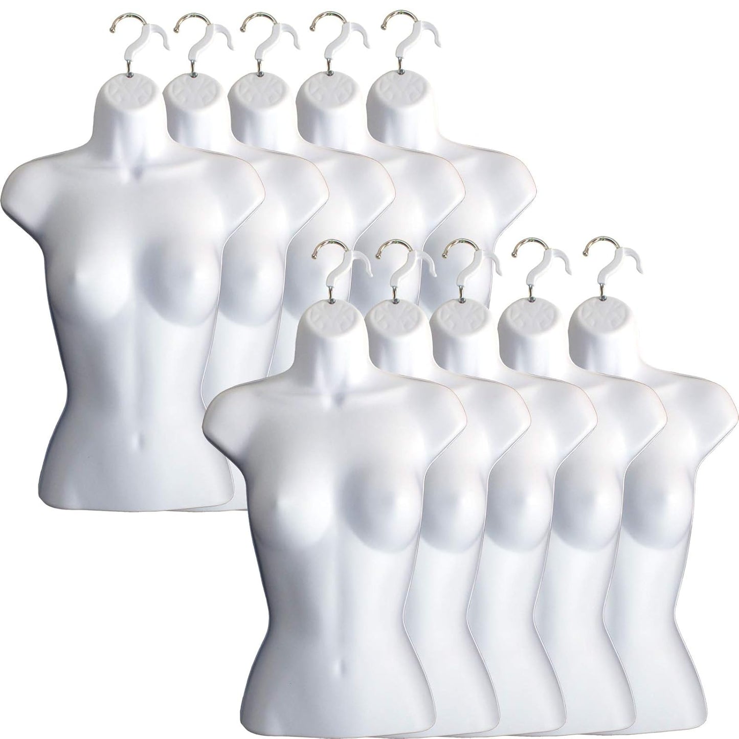 DisplayTown Female Mannequin Torso for Craft Shows and Photos