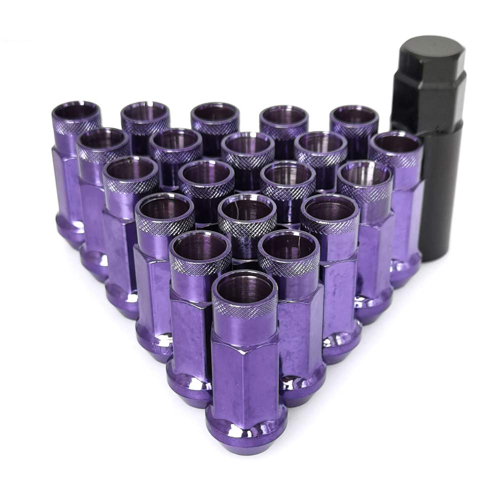 M12x1.5 Open End Wheel Nuts for Racing - 22 Pieces Set
