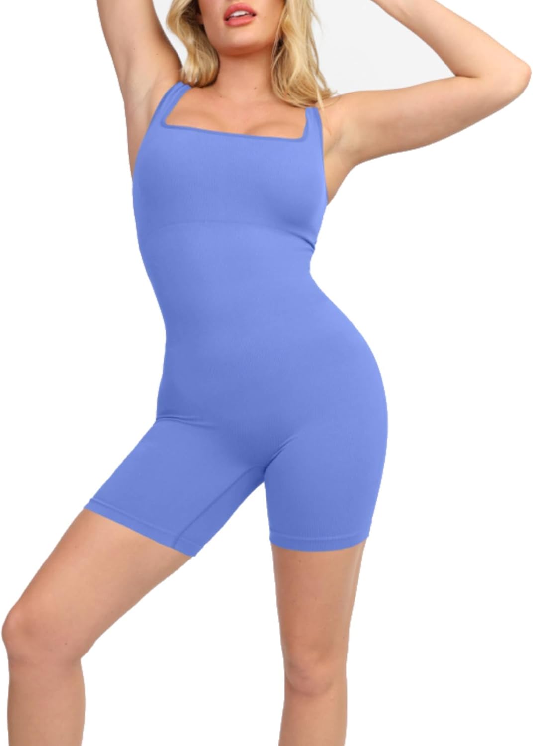 Popilush Shapewear Jumpsuits with Built-in Bra for Women