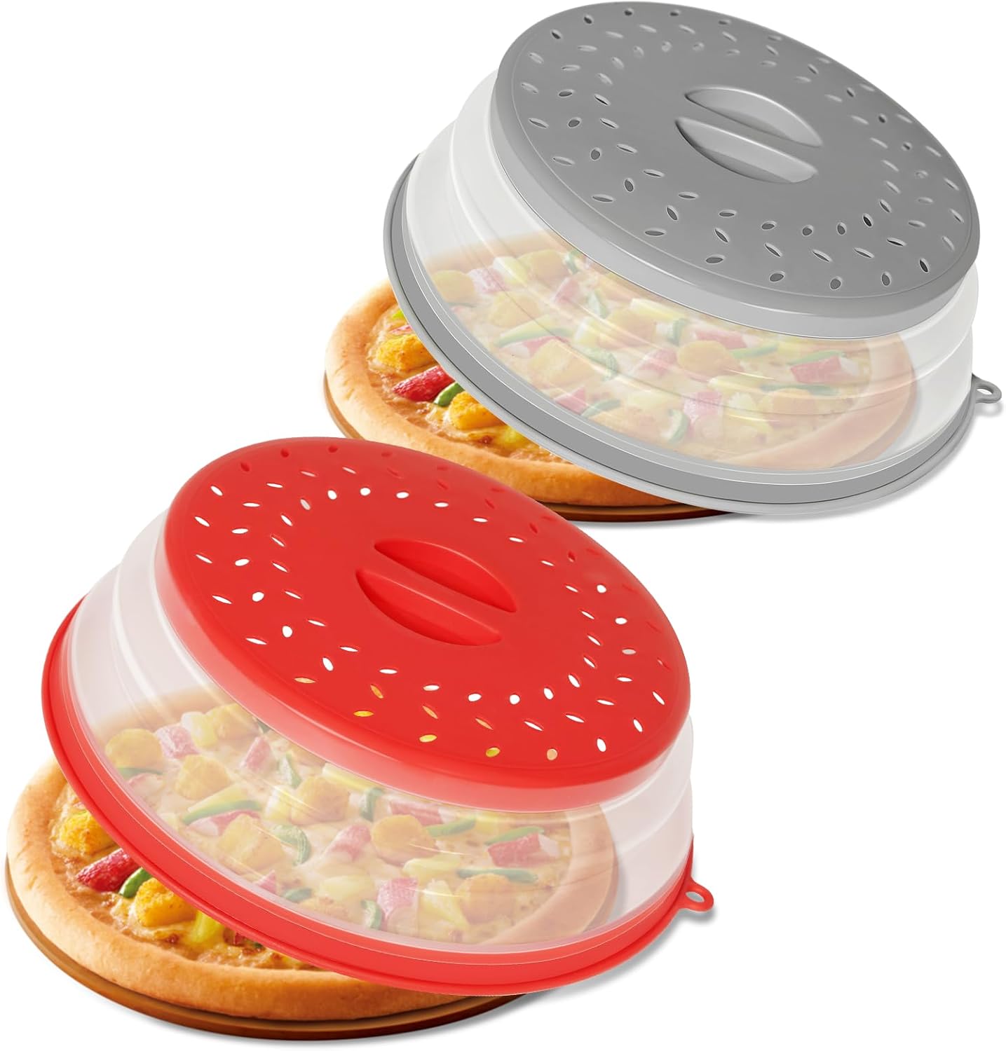 CasaCulina 2 Pack Microwave Splatter Cover - Mess-Free Heating!