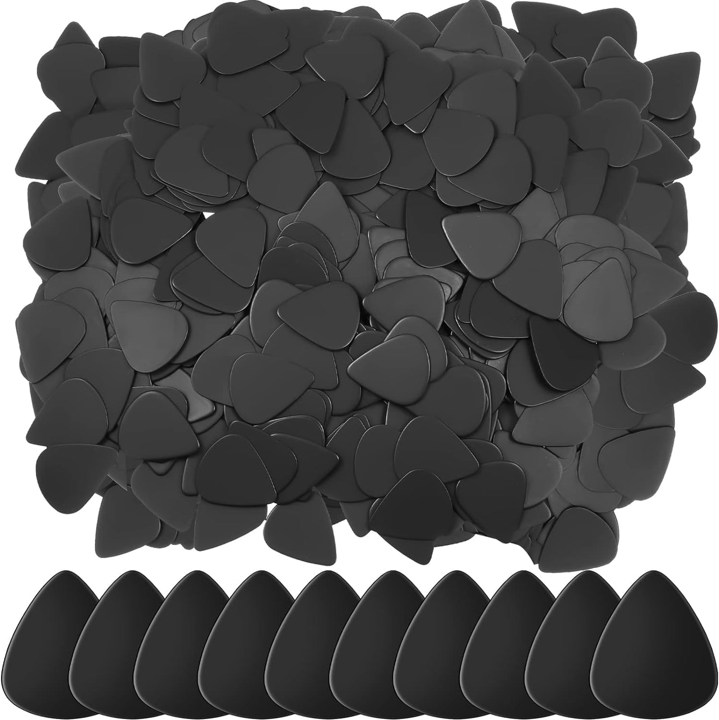 Premium 30Pc Black Guitar Picks Set - Xinjincang Quality - Ideal for Electric, Acoustic, & Bass Guitars