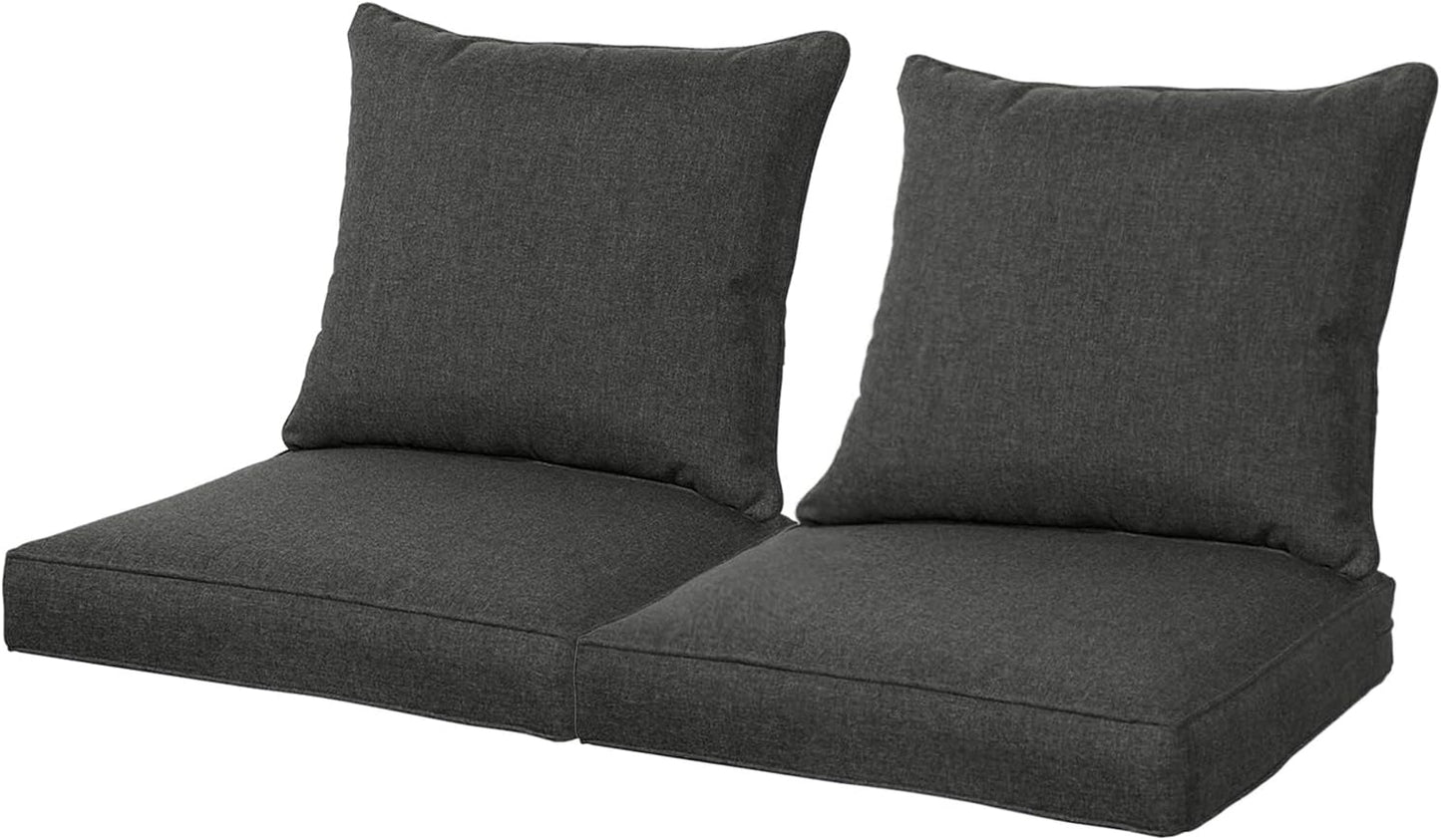 QILLOWAY Outdoor Chair Replacement Cushions for Comfort