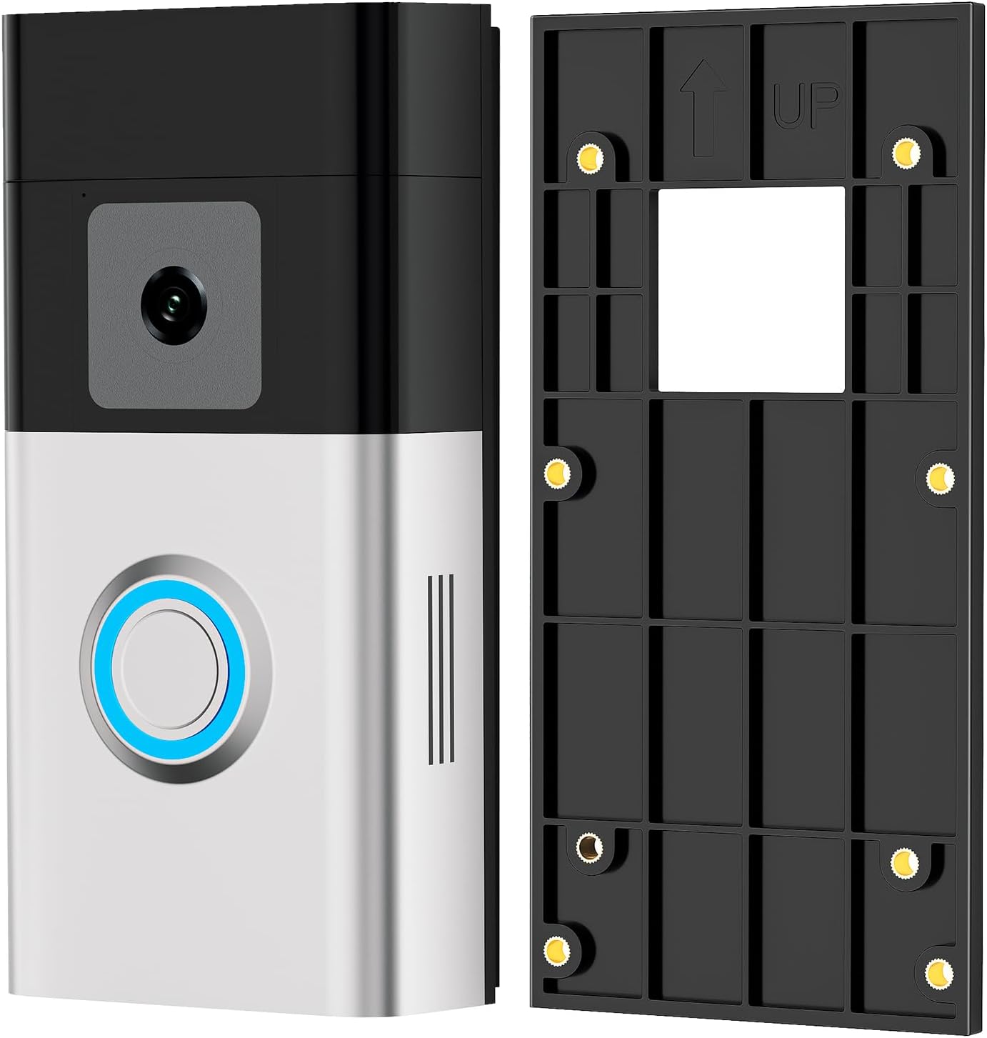 No-Drill Video Doorbell Mount - Easy Installation