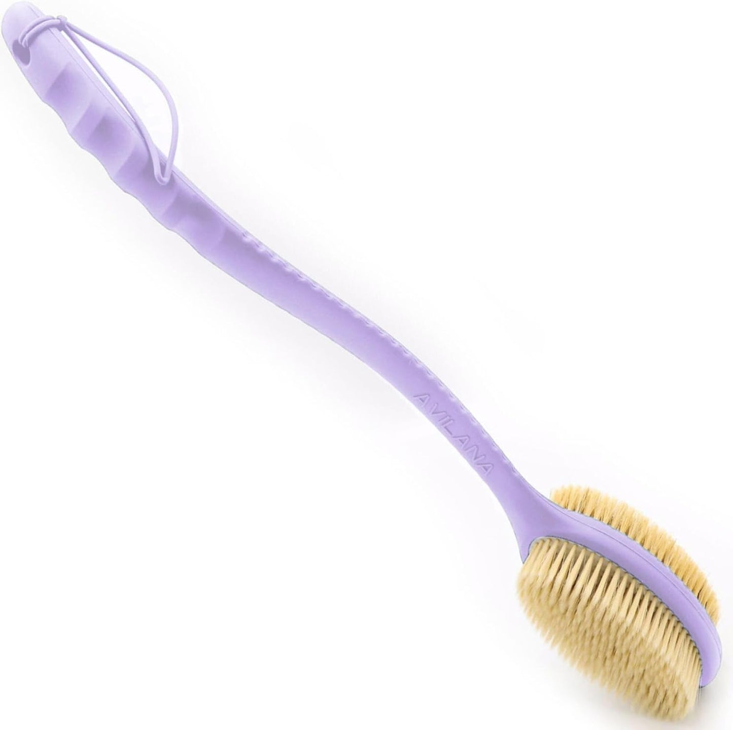 Avilana Back Scrubber for Shower: Silicone Body Scrubber with Handle