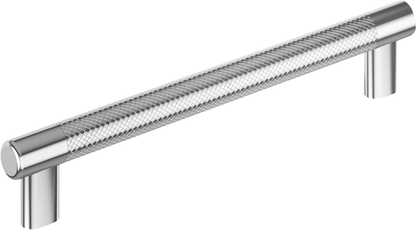 Amerock Bronx 8 inch Polished Chrome Cabinet Pull for Modern Homes