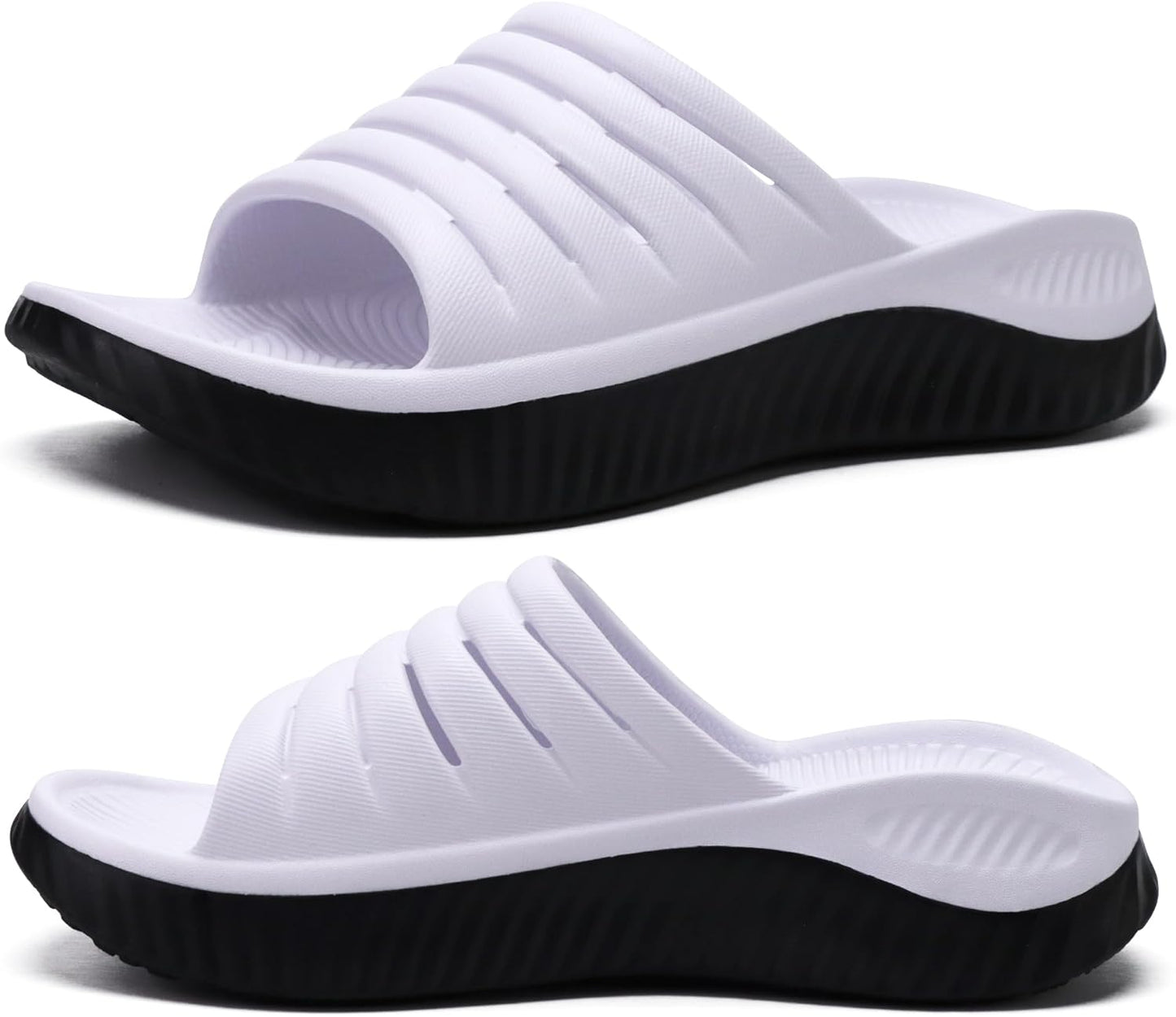 KuaiLu Womens Recovery Sandals for Plantar Fasciitis Support