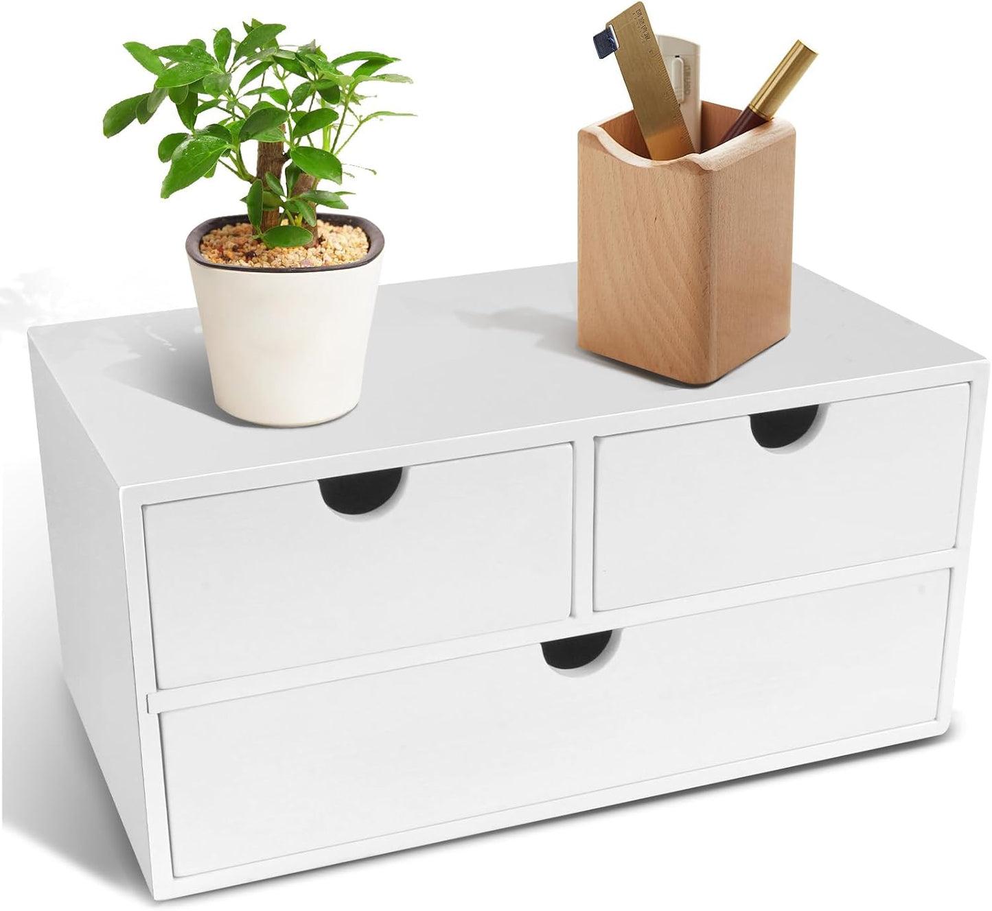 Desk Organizer with Drawers for Home Office and Bathroom Use