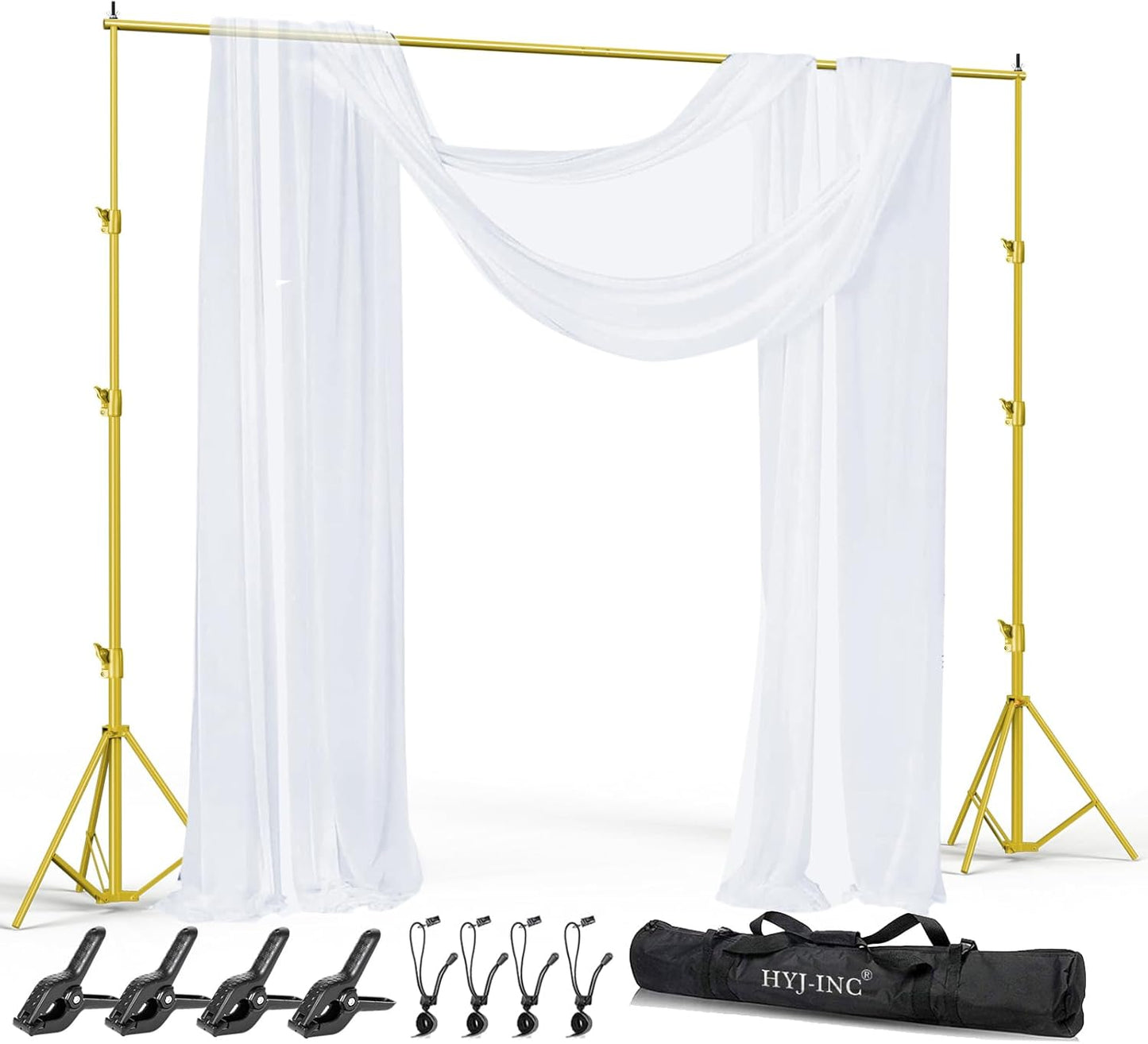 10x10Ft Adjustable Photography Backdrop Stand for Events