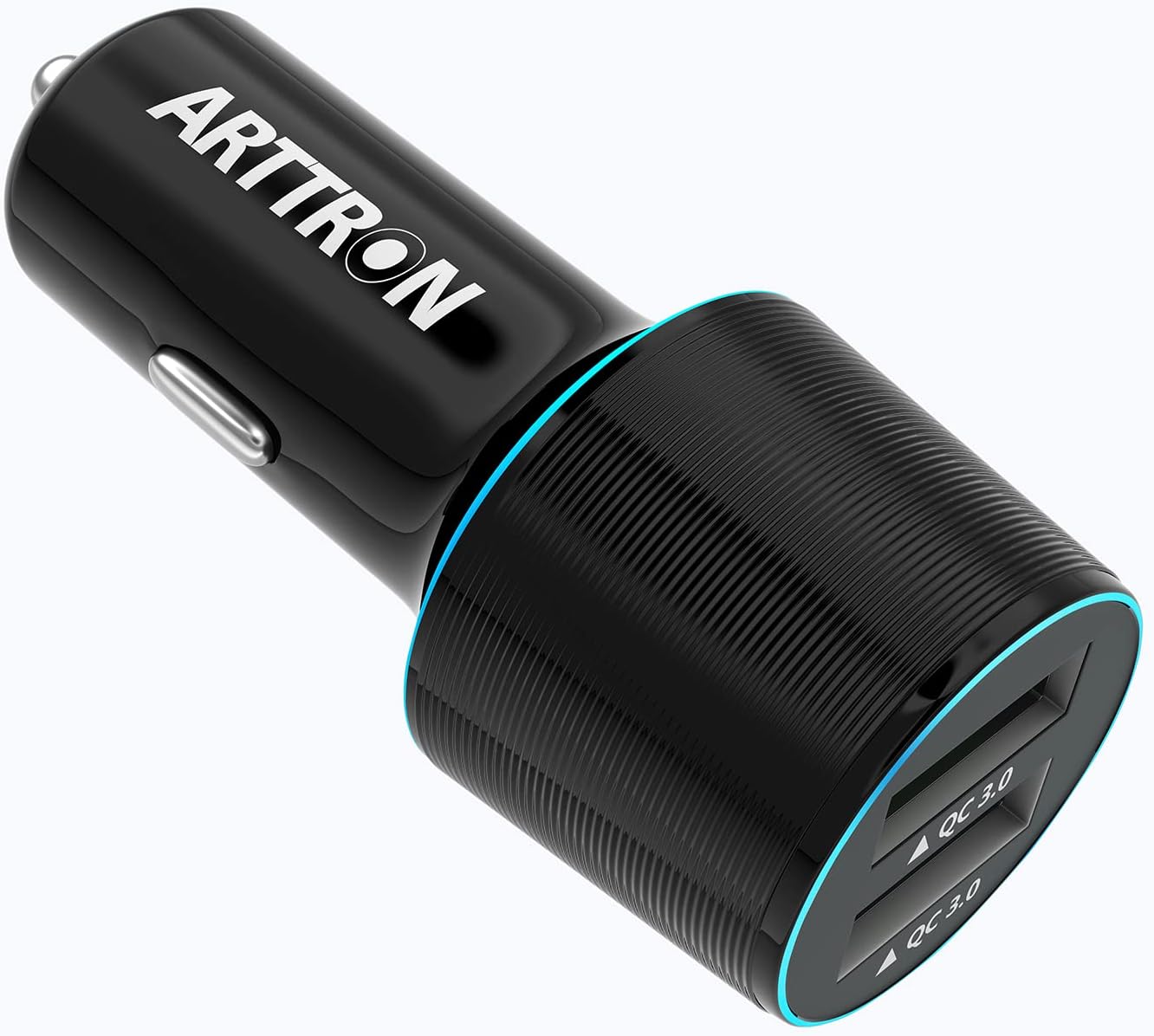 ARTTRON Quick Charge 3.0 Car Charger - Dual Port Fast Charging for iPhone & Samsung