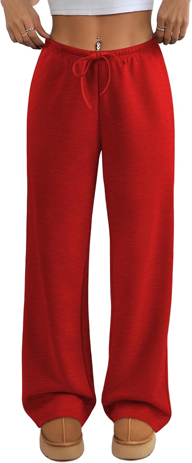 ATHMILE Womens Wide Leg Sweatpants for Trendy Fall Fashion