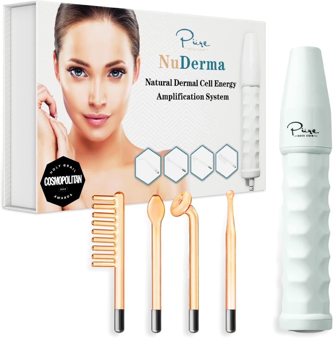 NuDerma Skin Therapy Wand - Rejuvenate & Repair Skin