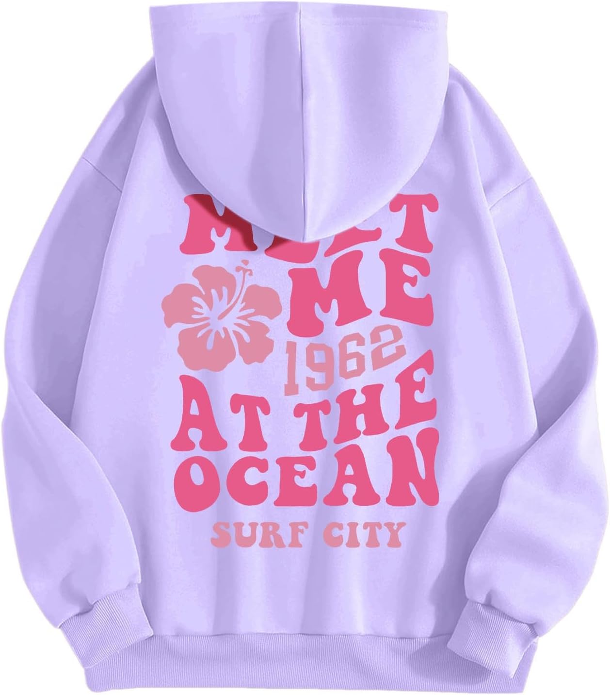 Trendy Letter Print Hoodie for Women