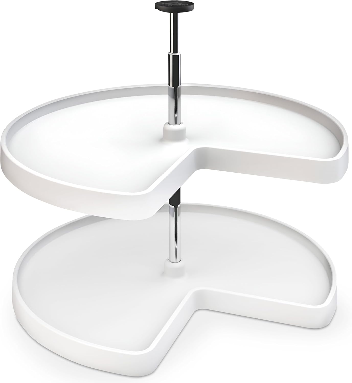 Rev-A-Shelf 2 Tier Kidney Cut Lazy Susan for Corner Cabinets