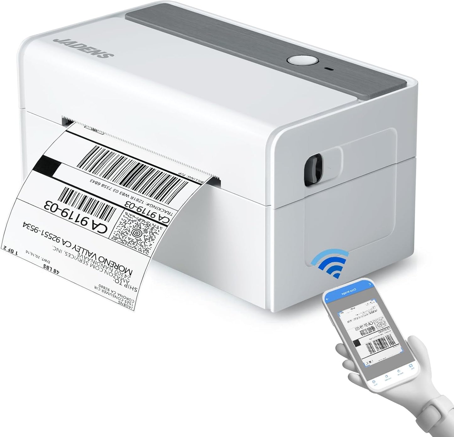 JADENS Bluetooth Thermal Label Printer for Small Businesses