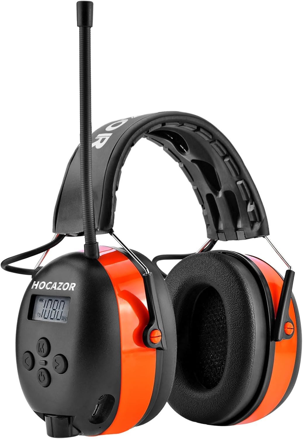 HP033 Pro Bluetooth 5.3 AM FM Radio Headphones for Safety