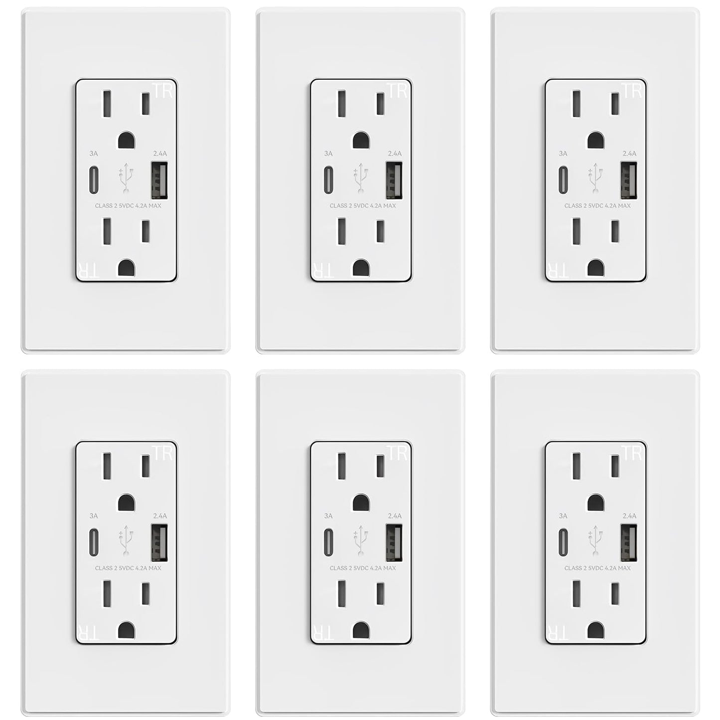 ELEGRP USB Outlets with High-Speed Charging for Your Devices