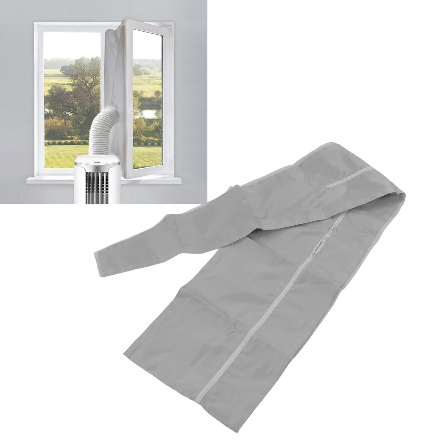 Universal AC Window Sealing Cloth - Easy Install, Cool Comfort