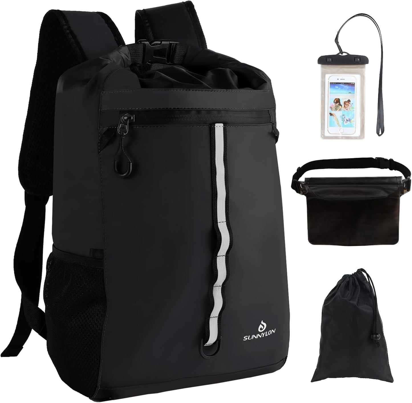 Sunnylon 20L Waterproof Dry Bag with Phone Case - Ultimate Marine Companion!