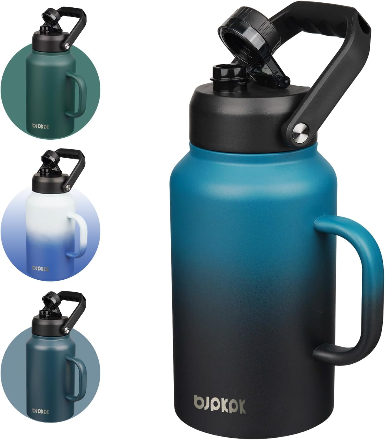 BJPKPK Insulated Water Bottle 87oz for Hot and Cold Beverages