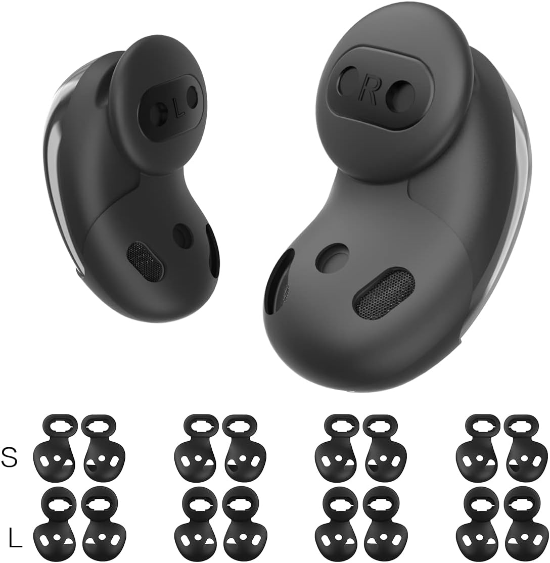 Anti-Slip Silicone Galaxy Buds Live Ear Tips - Wing Replacement