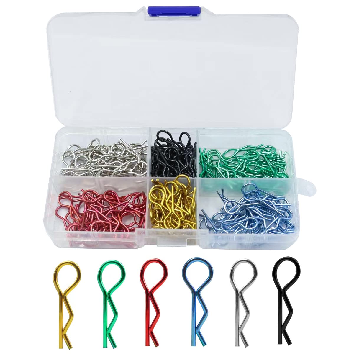 180pcs Stainless Steel RC Car Body Clips - Nuofany