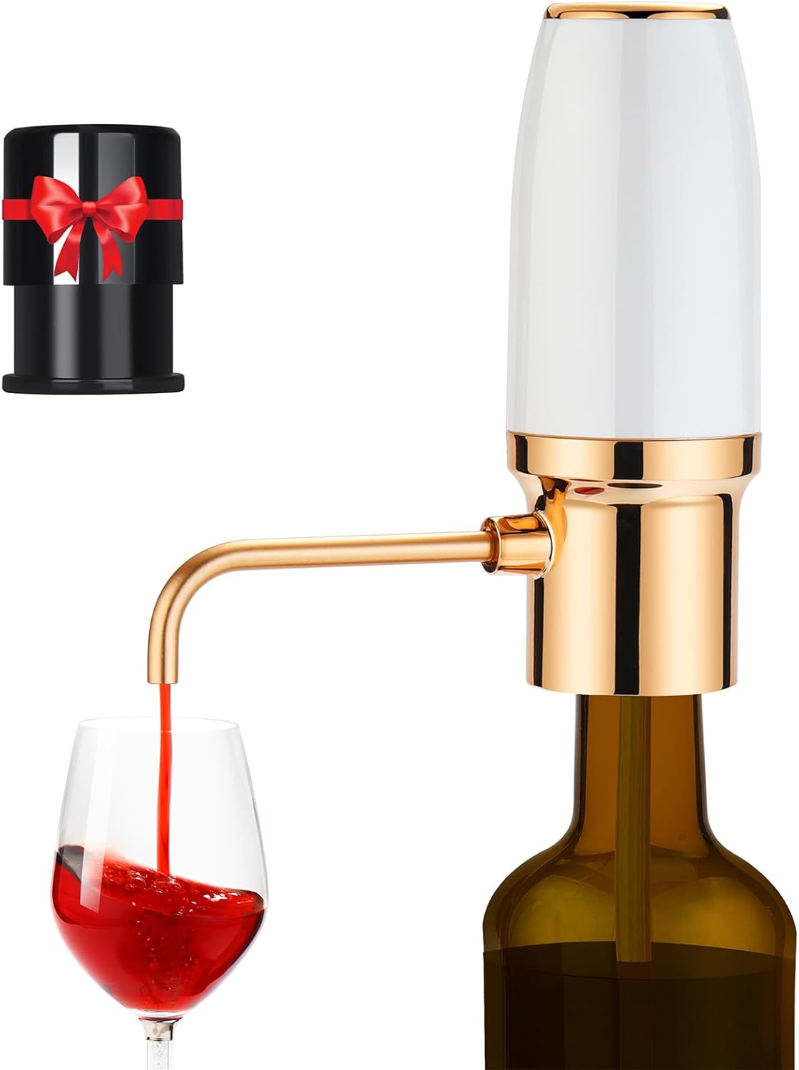 Electric Wine Aerator Pourer with Stopper for Wine Lovers