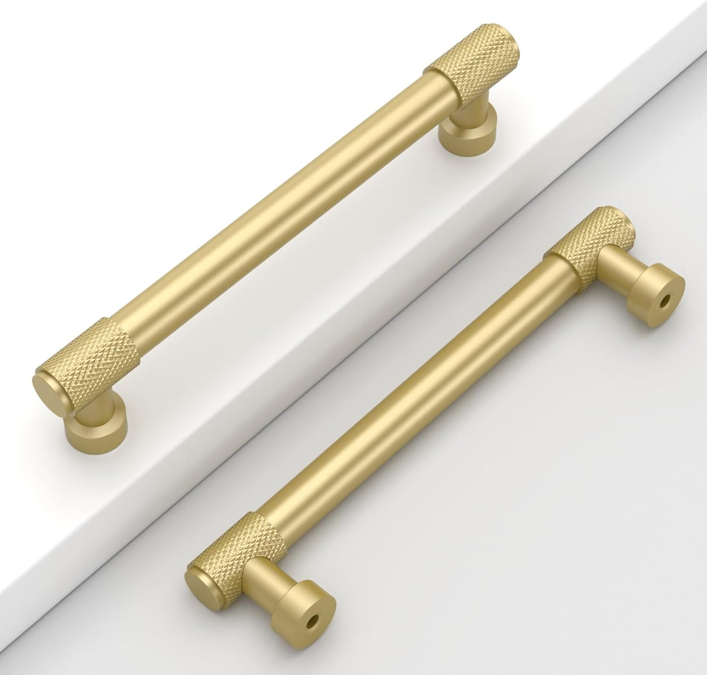 10 Pack 5in Gold Cabinet Pulls for Kitchen and Home Use