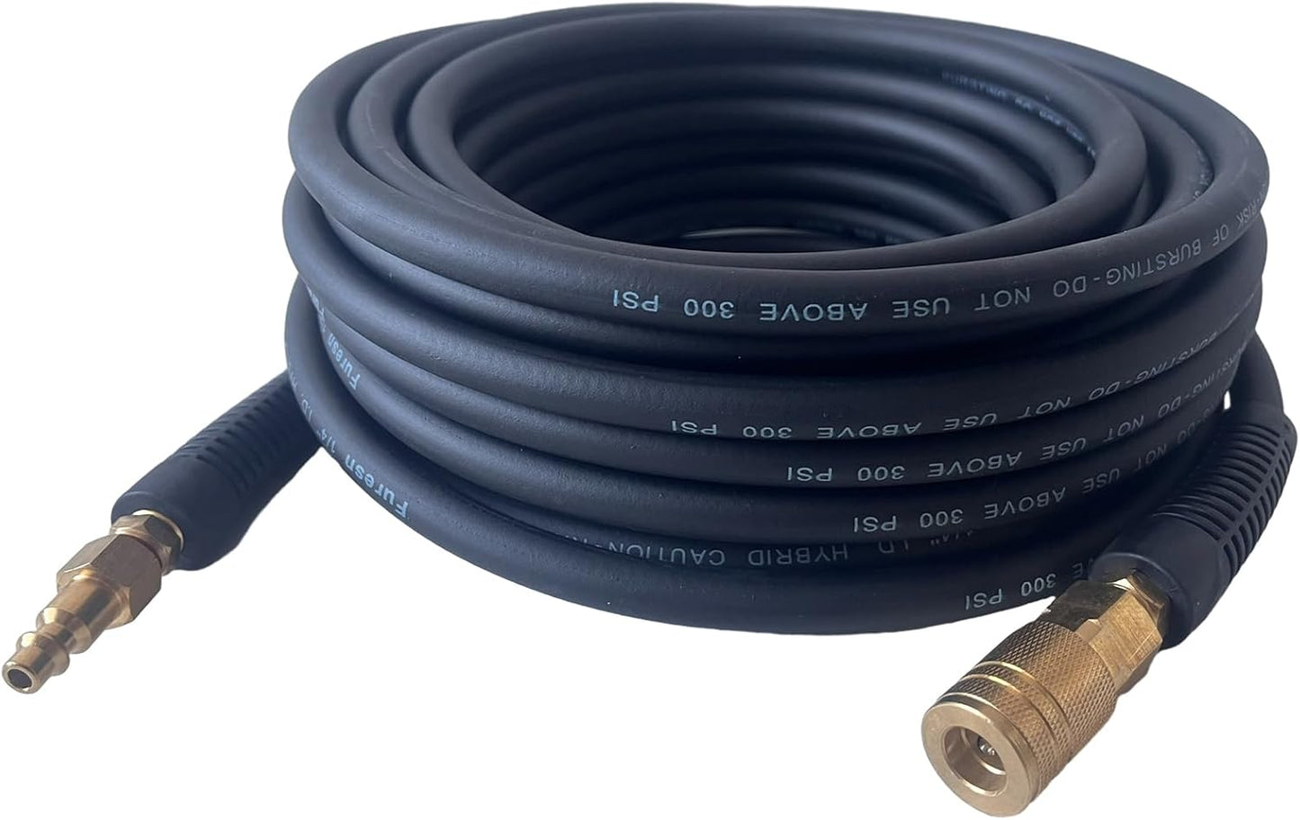 Heavy Duty 1/4 in x 100 ft Air Hose with Kink Resistance