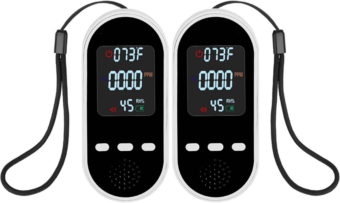 Portable Carbon Monoxide Detector by Vzmcov for Safety