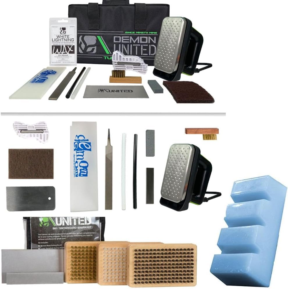 Demon Ski & Snowboard Tune Kit - All-in-One Wax Set