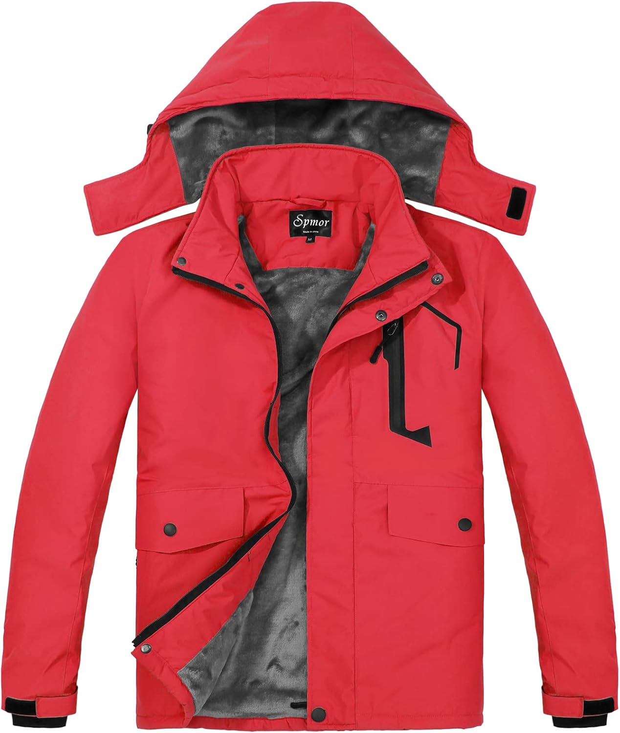 Spmor Women's Waterproof Ski Jacket - Windproof Winter Coat