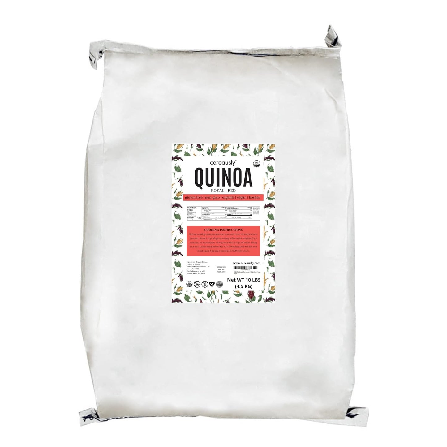 Organic Red Quinoa from Bolivia - Premium Gluten-Free Superfood
