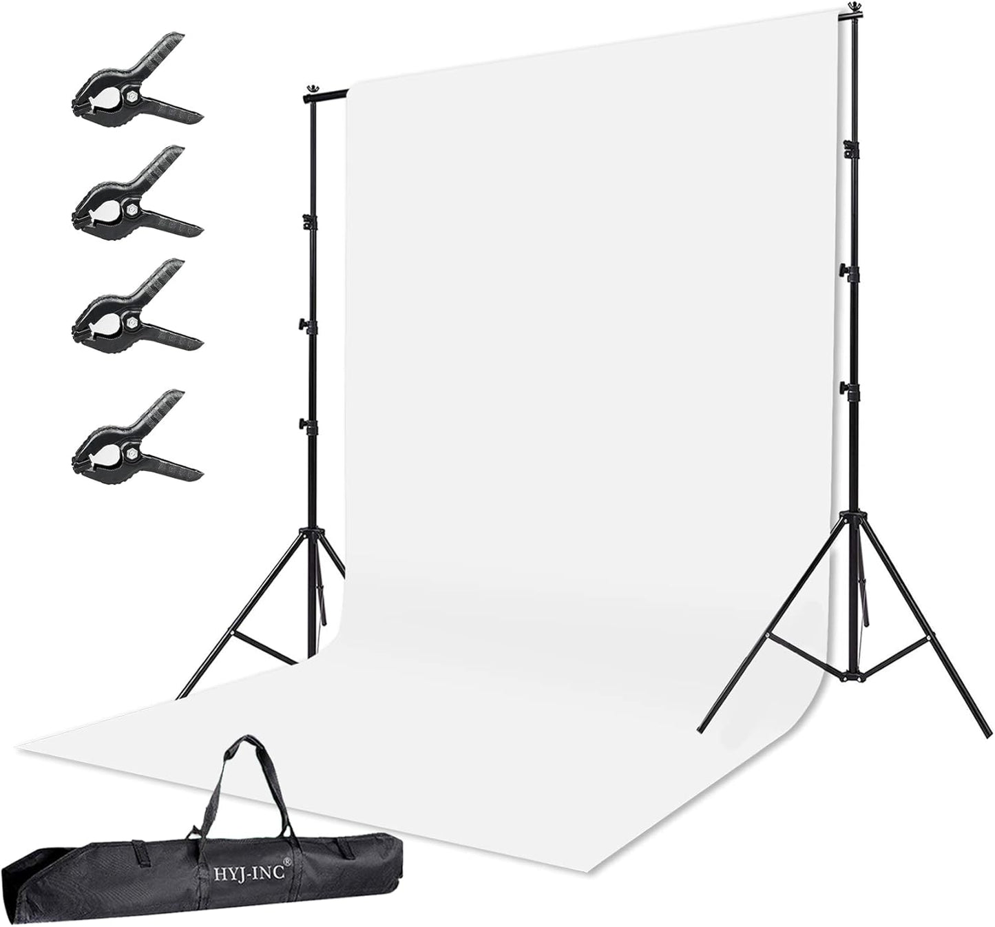 Photo Background Support System with 10 x 10ft Backdrop Kit