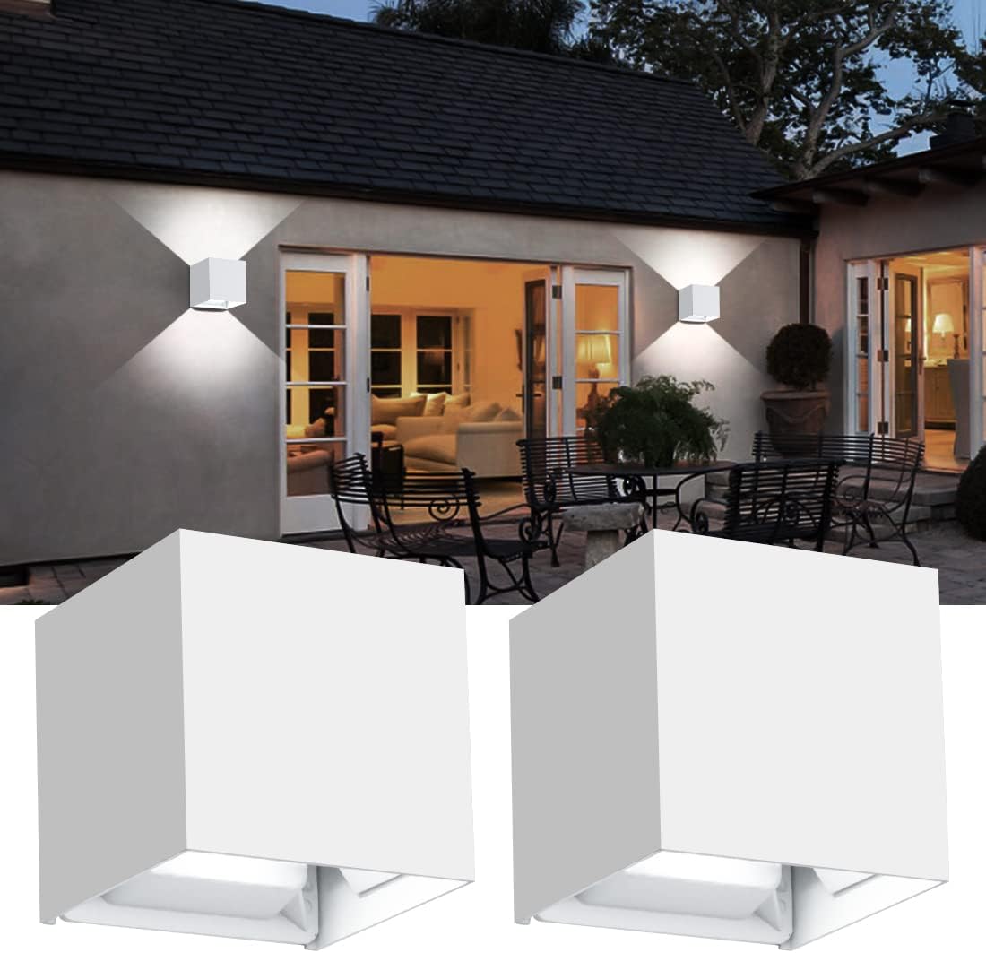 ledmo LED Outdoor Sconces Light Up and Down Adjustable Beam