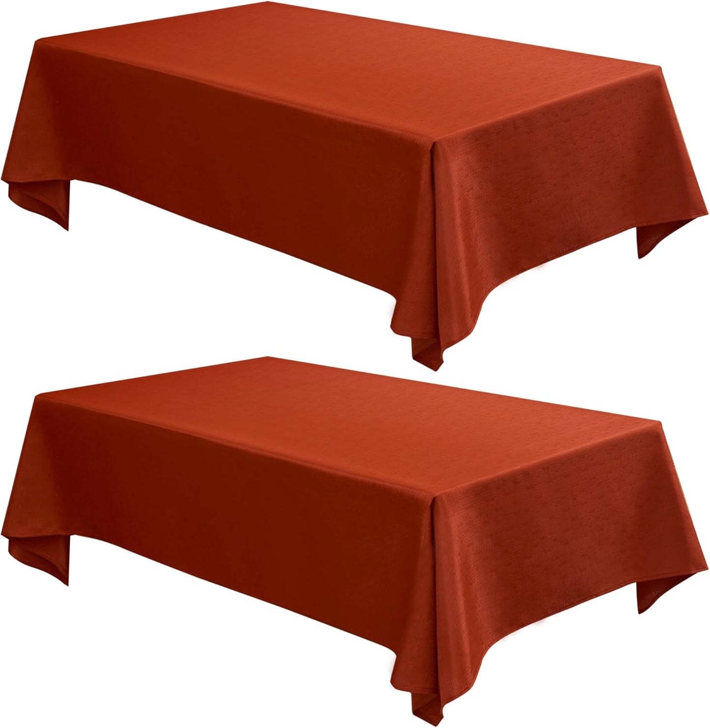Fitable Faux Linen Rectangle Tablecloths for Elegant Dining