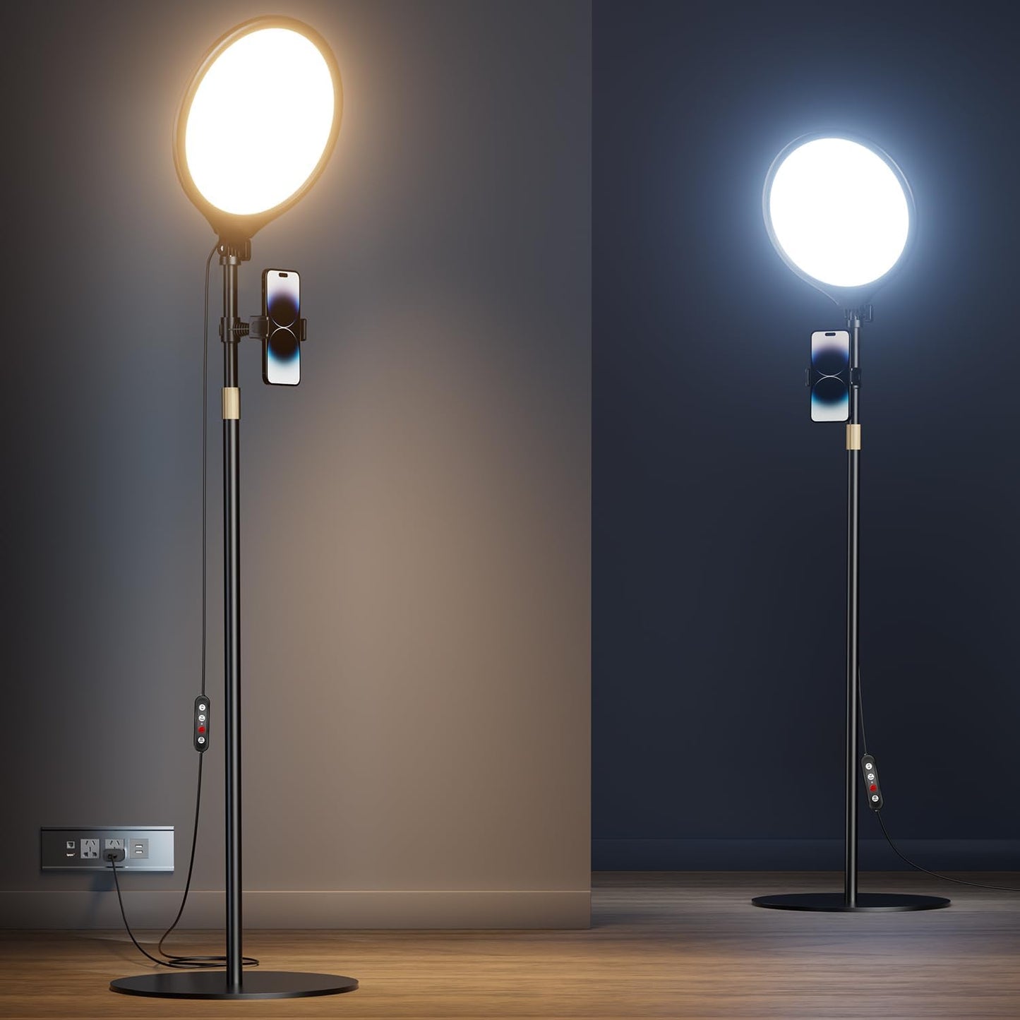 Vimose 10.5in Ring Light with Stand for Perfect Illumination