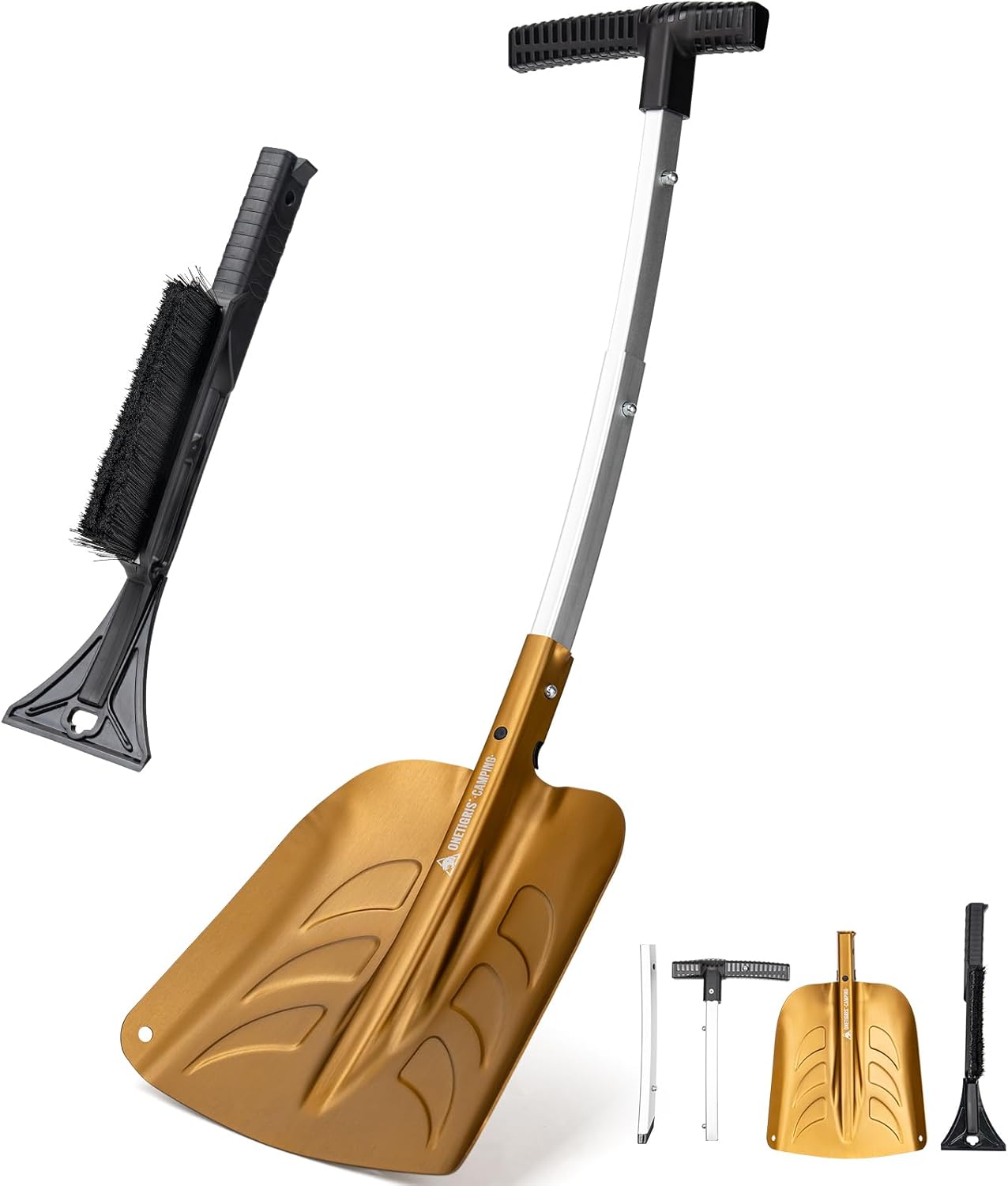 OneTigris Collapsible Snow Shovel - Lightweight & Durable Tool