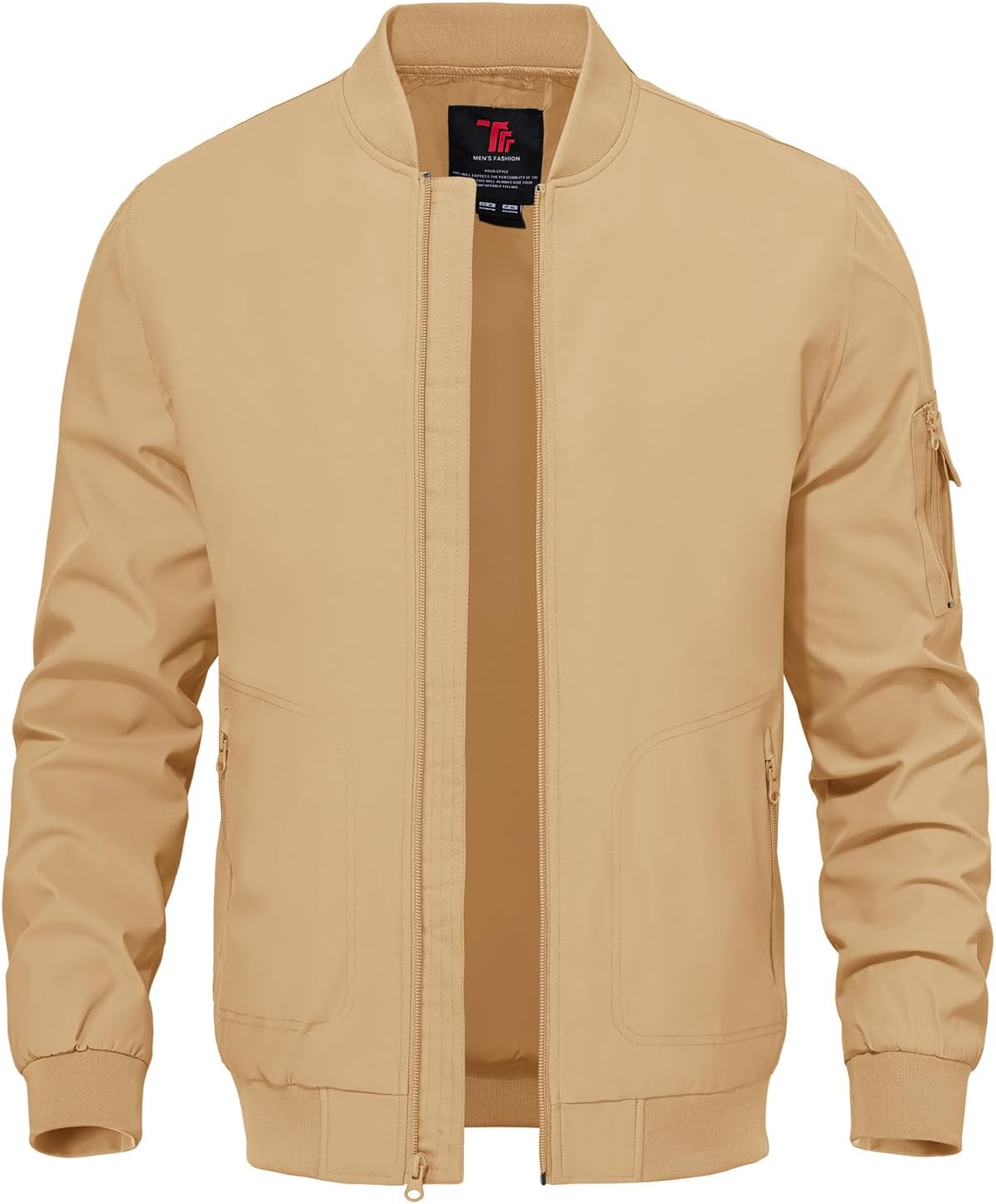TBMPOY Men's Lightweight Bomber Jacket for Stylish Fall Wear