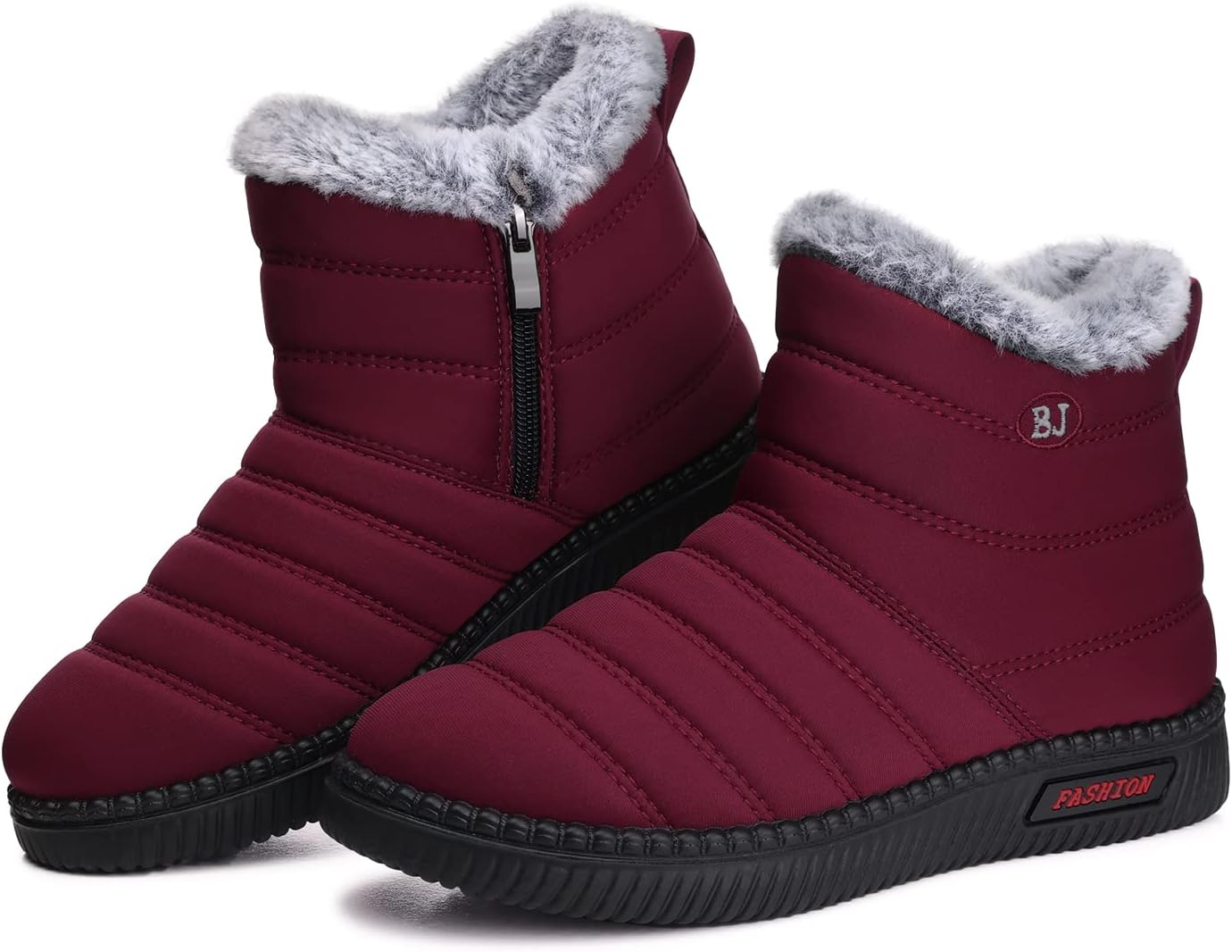 TEMOFON Womens Snow Boots: Warm Waterproof Ankle Booties