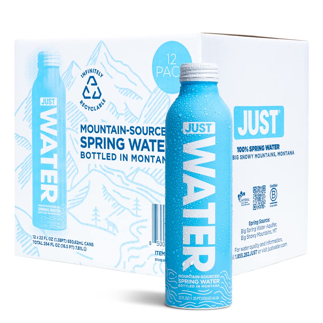 Naturally Alkaline High pH Spring Water, 22oz x12