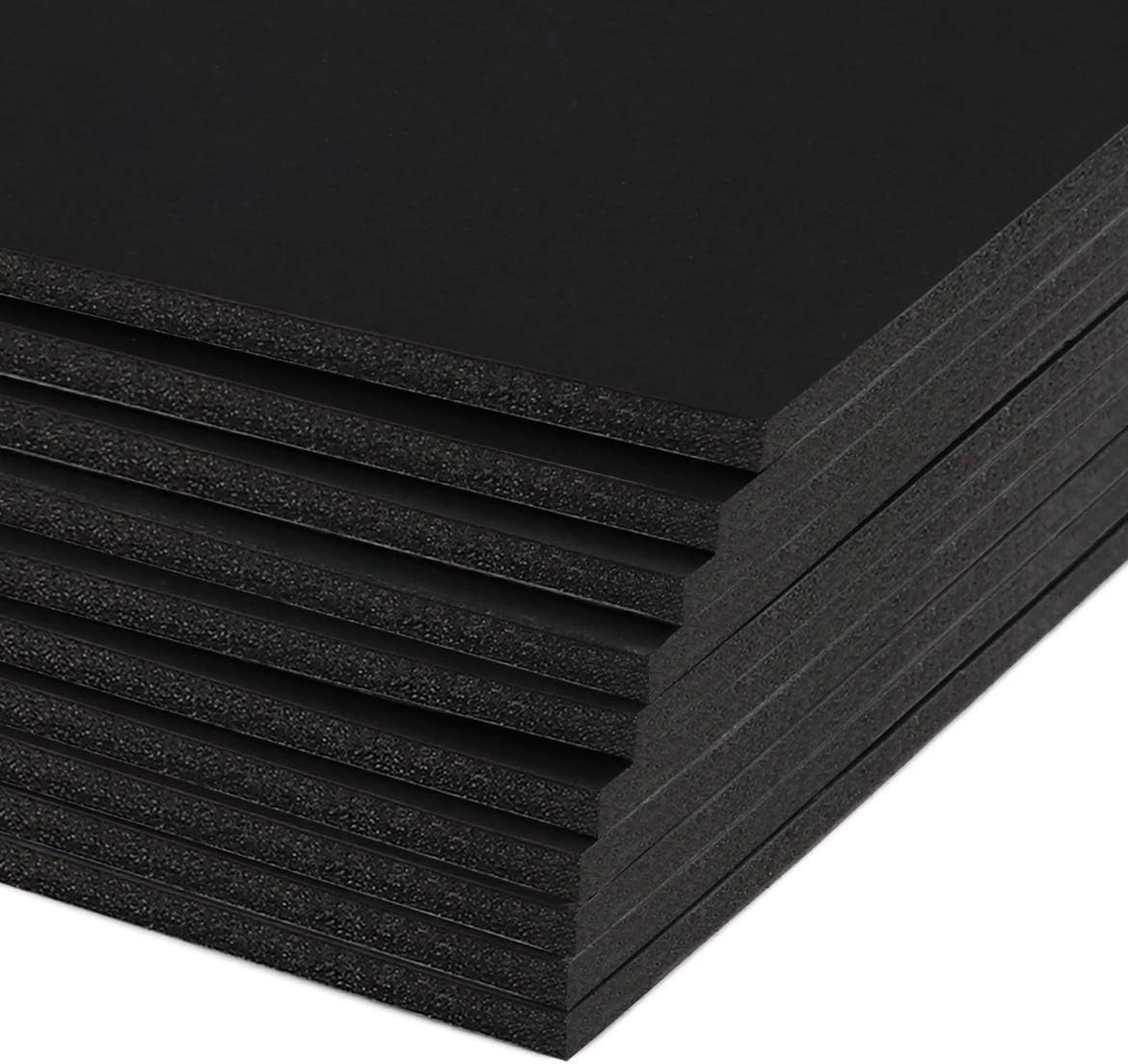 Acid-Free Foam Boards Pack of 10, 18x24 inch Black Boards
