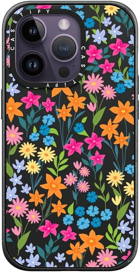 CASETiFY Impact iPhone 14 Pro Case with Daisy Floral Design