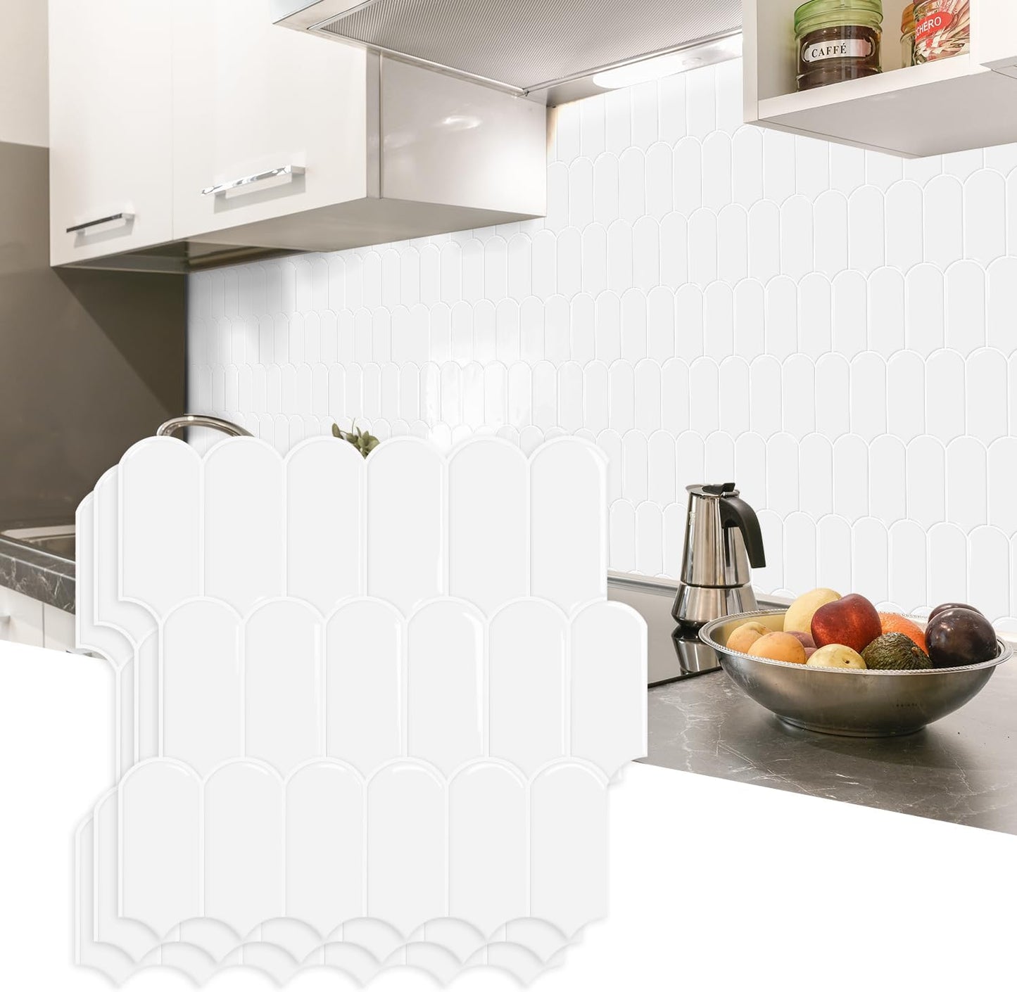 Vamos Tile Upgraded Thicker Design Peel and Stick Backsplash