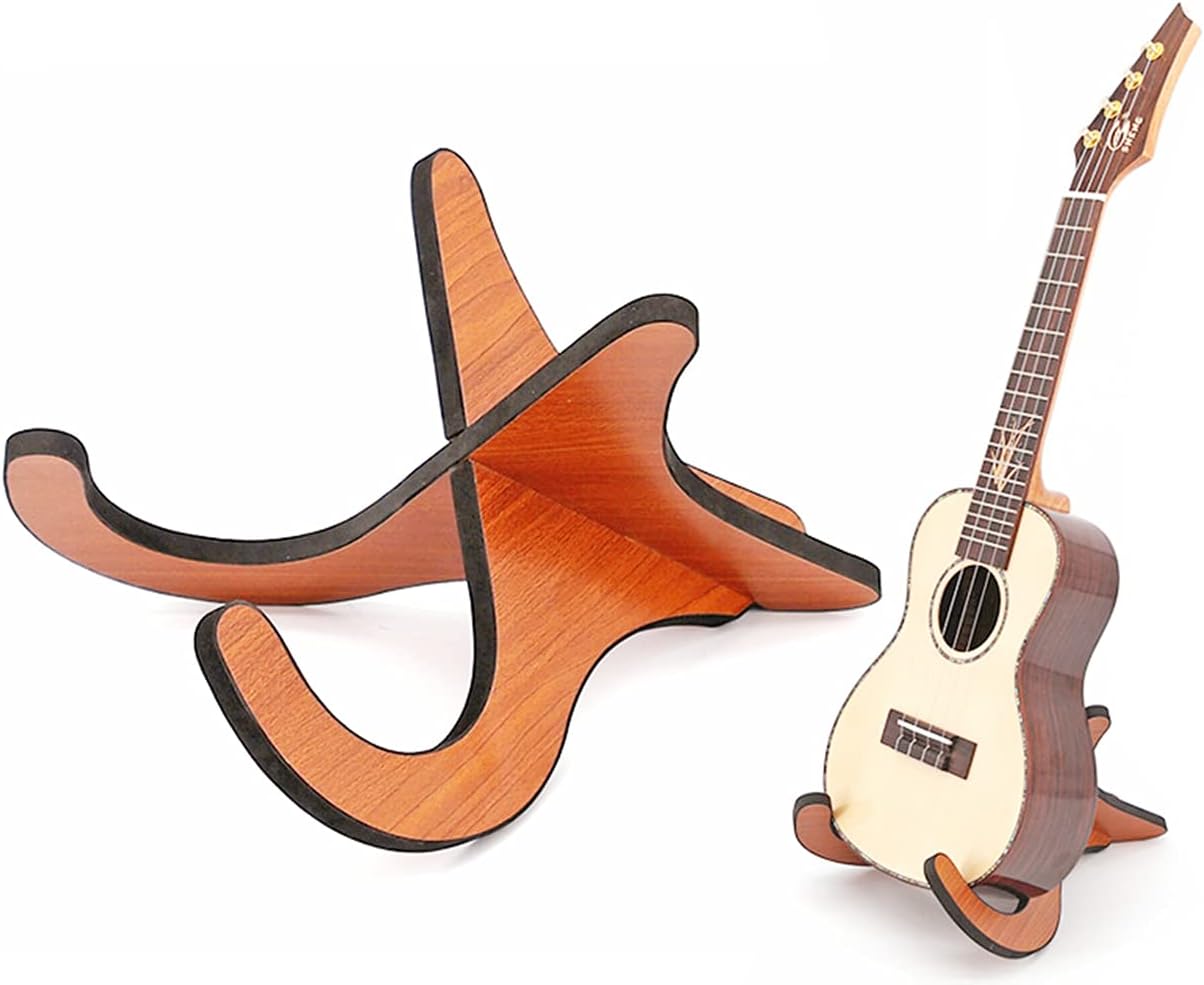 Aebor Portable Wood Ukulele Stand - Versatile Holder!