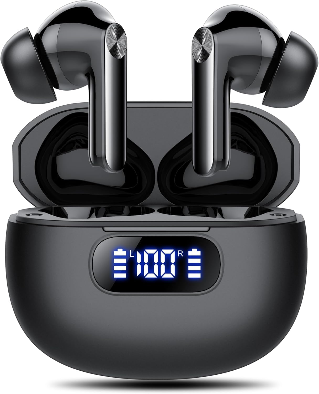 Wireless Earbuds with Bass Stereo Sound and 48 Hours Playtime